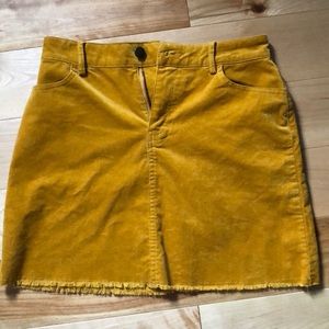 Forever 21 Mustard Skirt